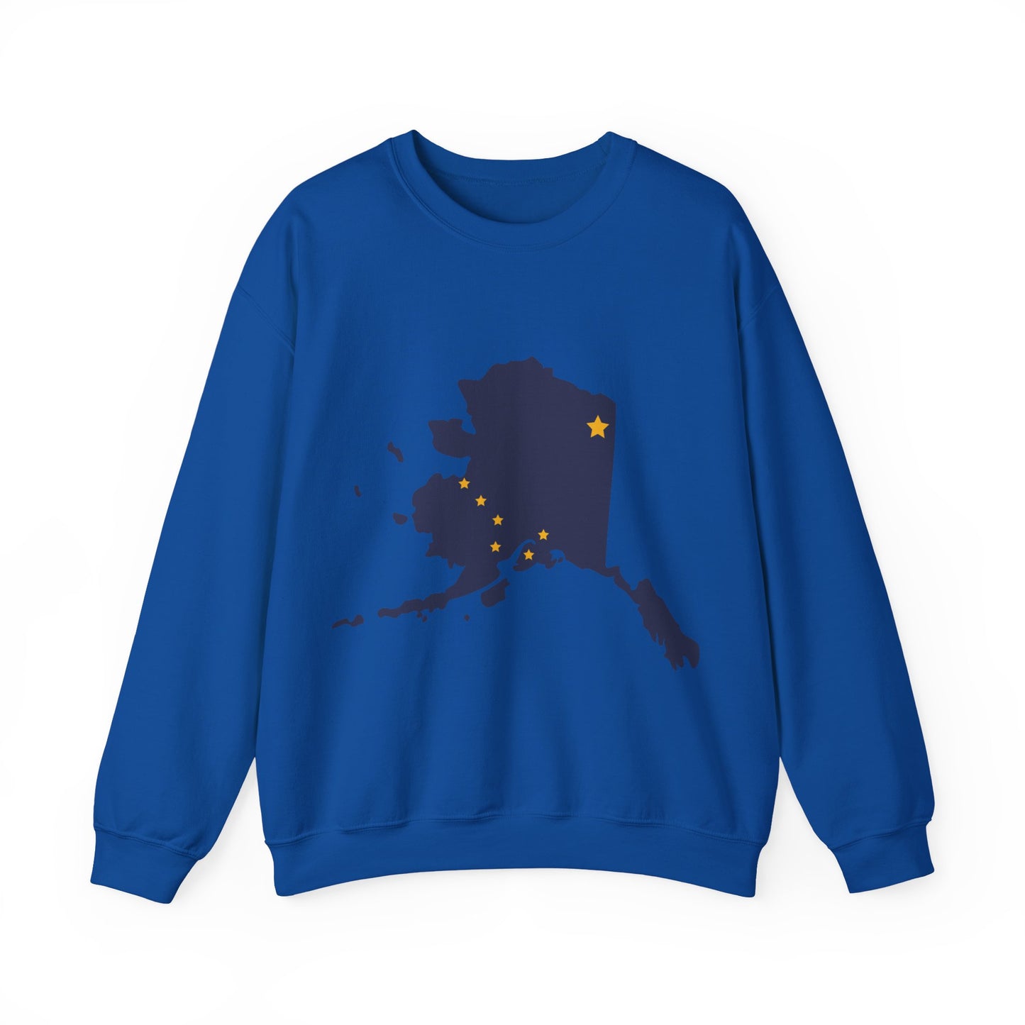 Alaska Map Crewneck Sweatshirt | Cozy Souvenir Pullover | True North