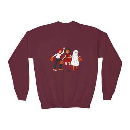 Halloween Kids Crewneck Sweatshirt | Spooky Season Gift | True North