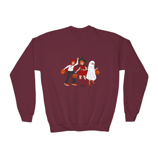 Halloween Kids Crewneck Sweatshirt | Spooky Season Gift | True North