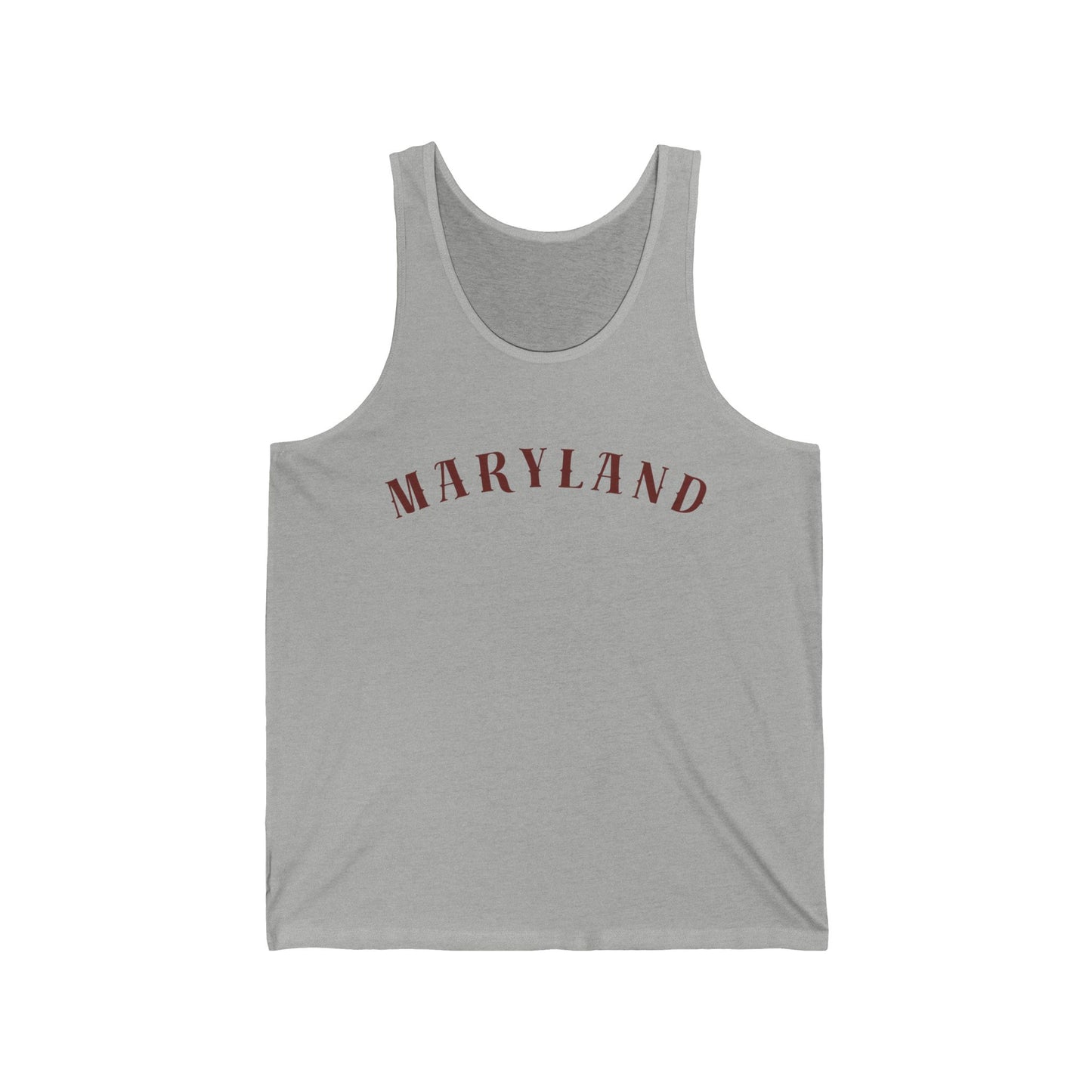 Maryland Script Men/Unisex Tank Top | Vintage Lettering | True North