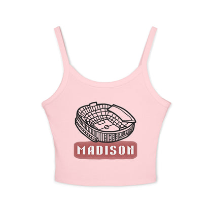 Madison Baseball Women Spaghetti Tank Top | Soft Cotton Fit | True North