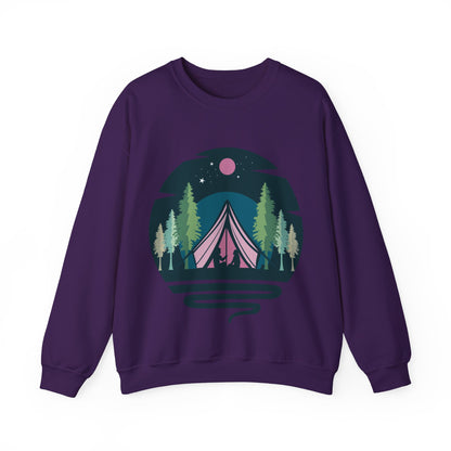 Camping Adventure Crewneck Sweatshirt |  Outdoor Lovers | True North