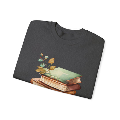 Book Lover's Crewneck Sweatshirt | Autumn Literary Sweatshirt  | True North