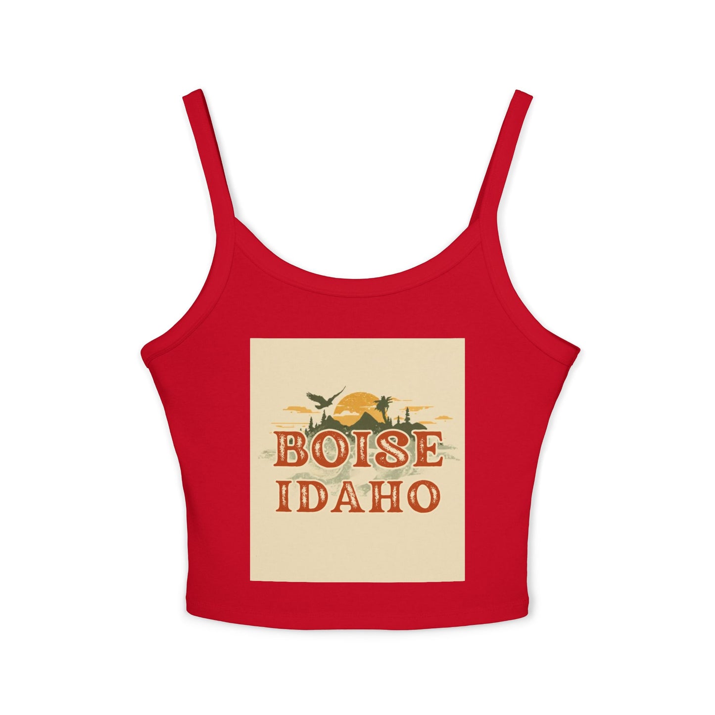 Boise Idaho Vintage Sunset Tank