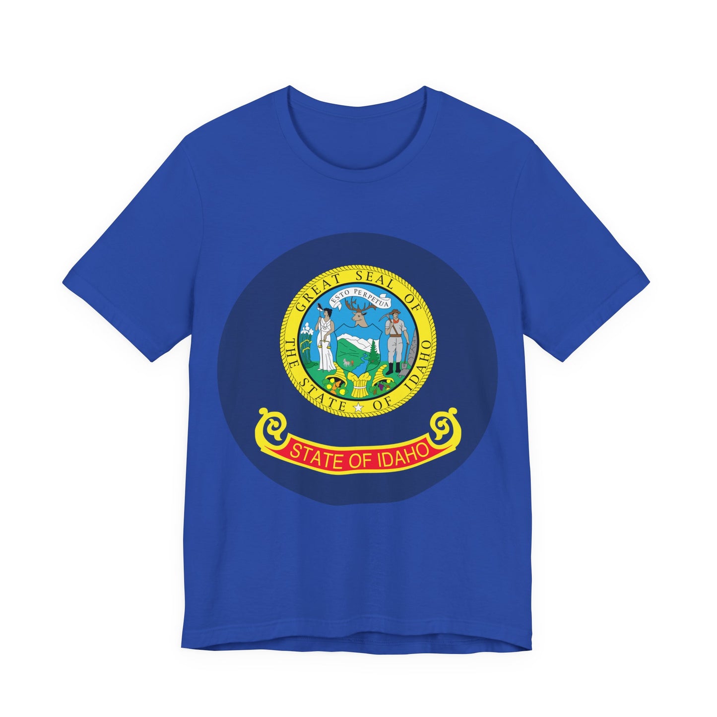 Idaho State Seal T-Shirt — Vintage State Pride Tee boise
