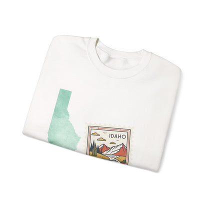 White Crewneck Sweatshirt — Classic Cozy Pullover boise