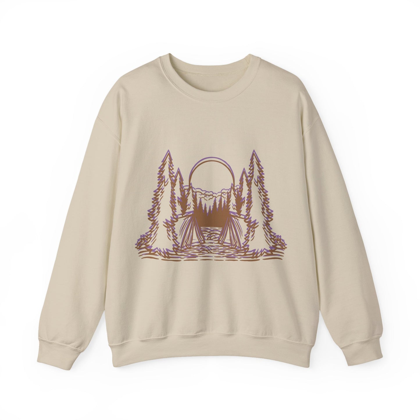 Nature-Inspired Crewneck Sweatshirt | Cozy Nature Enthusiasts | True North