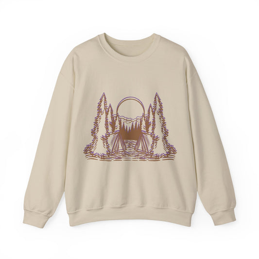 Nature-Inspired Crewneck Sweatshirt | Cozy Nature Enthusiasts | True North