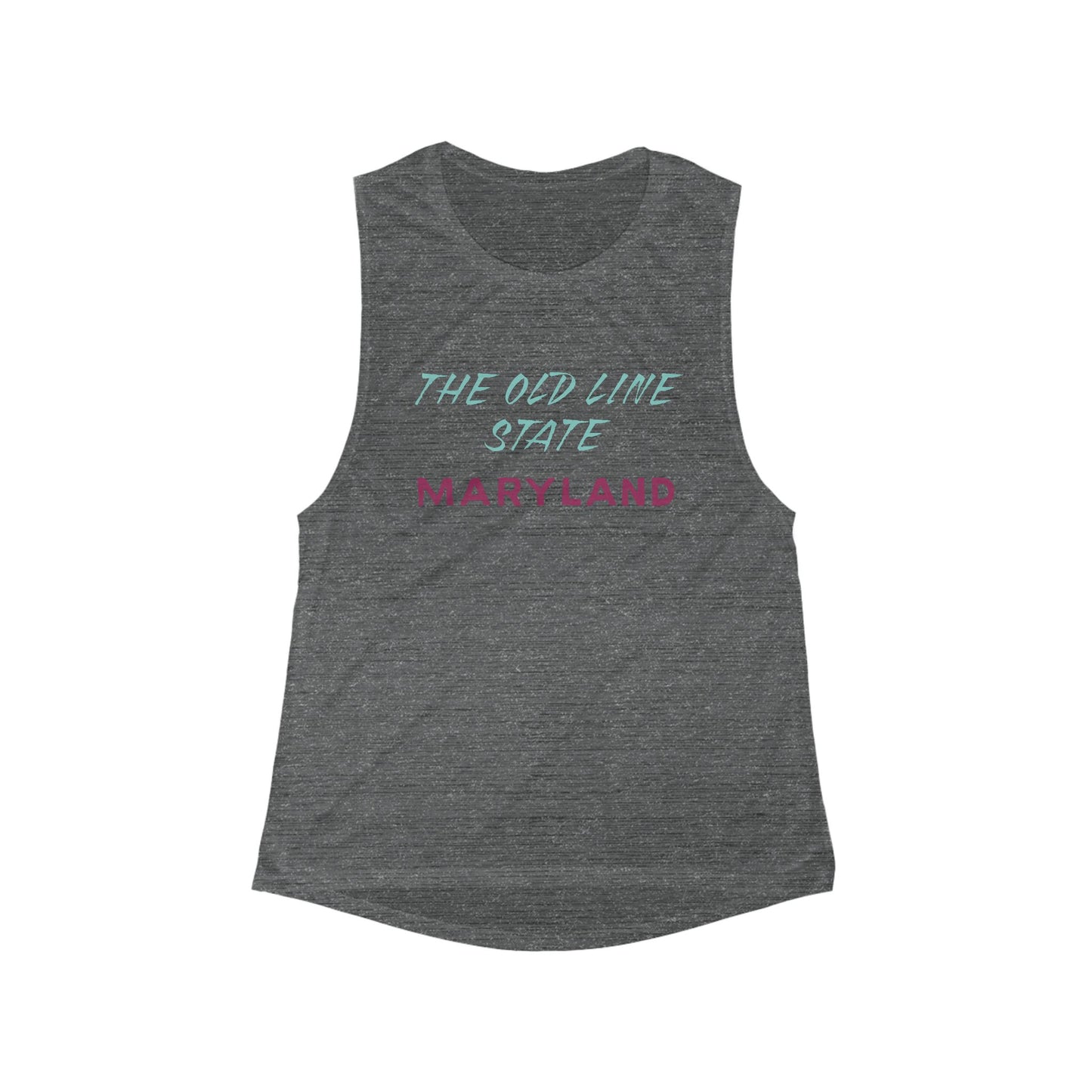 The Old Line State Maryland | Women’s Flowy Scoop Muscle Tank | True North