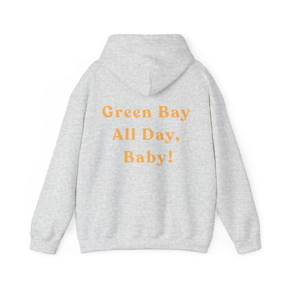 Green Bay Fan Gear Heavy Blend Hooded Sweatshirt | Cozy Sundays | True North