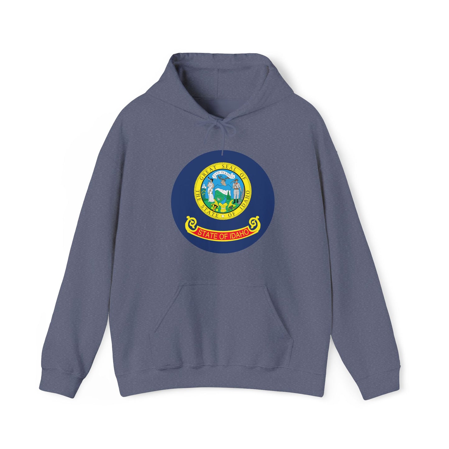 Idaho State Seal Hoodie — Vintage Idaho Emblem Pullover BOISE