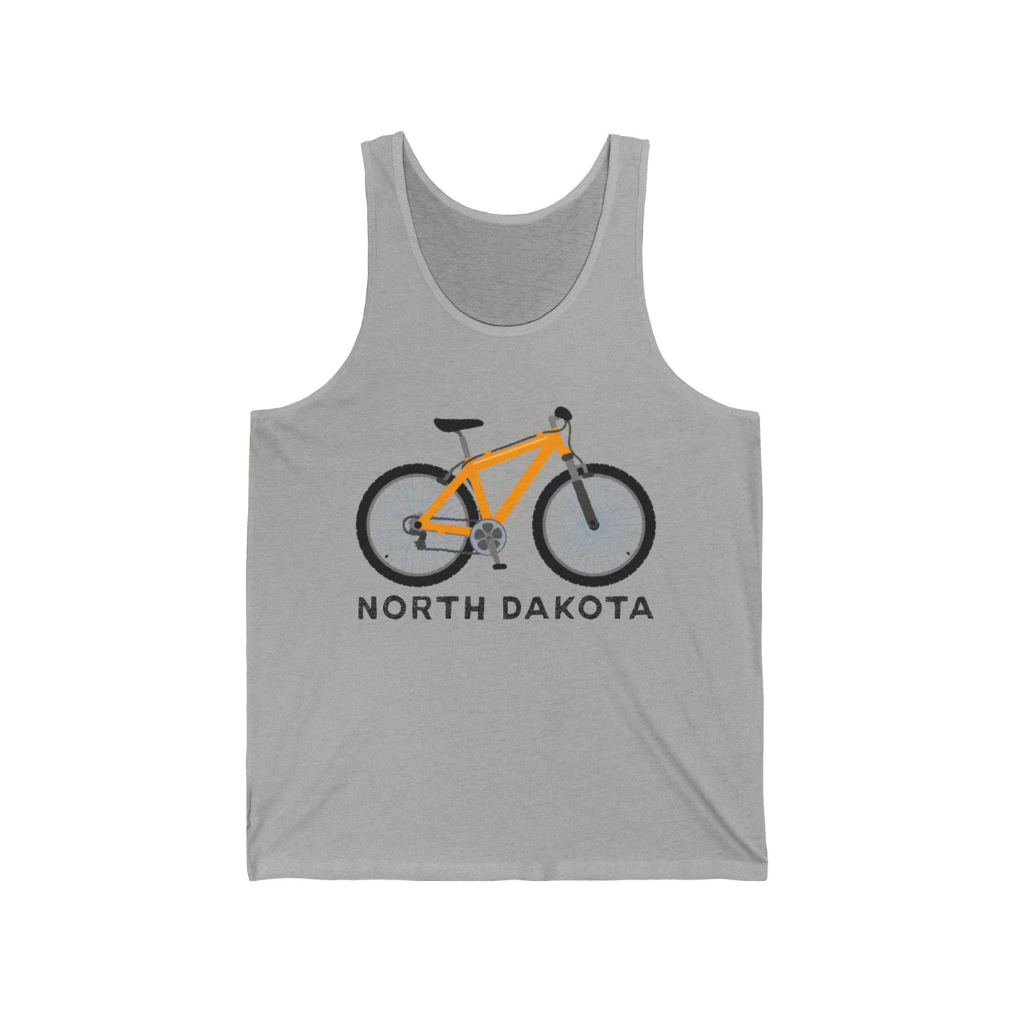 North Dakota Men/Unisex Tank Top | Mountain Bike | True North
