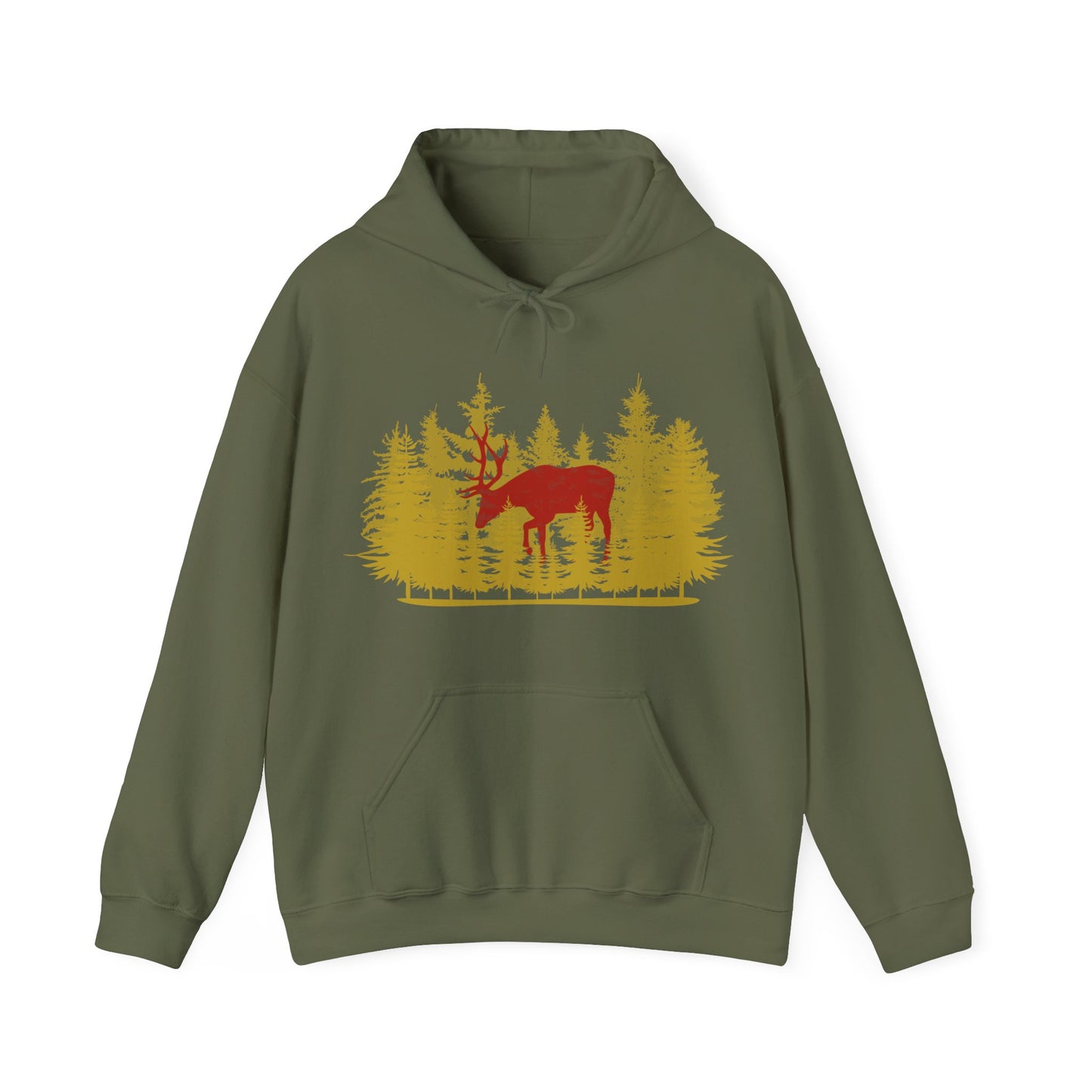 Nature-Inspired Hooded Sweatshirt | Cozy Wilderness Adventures | True North