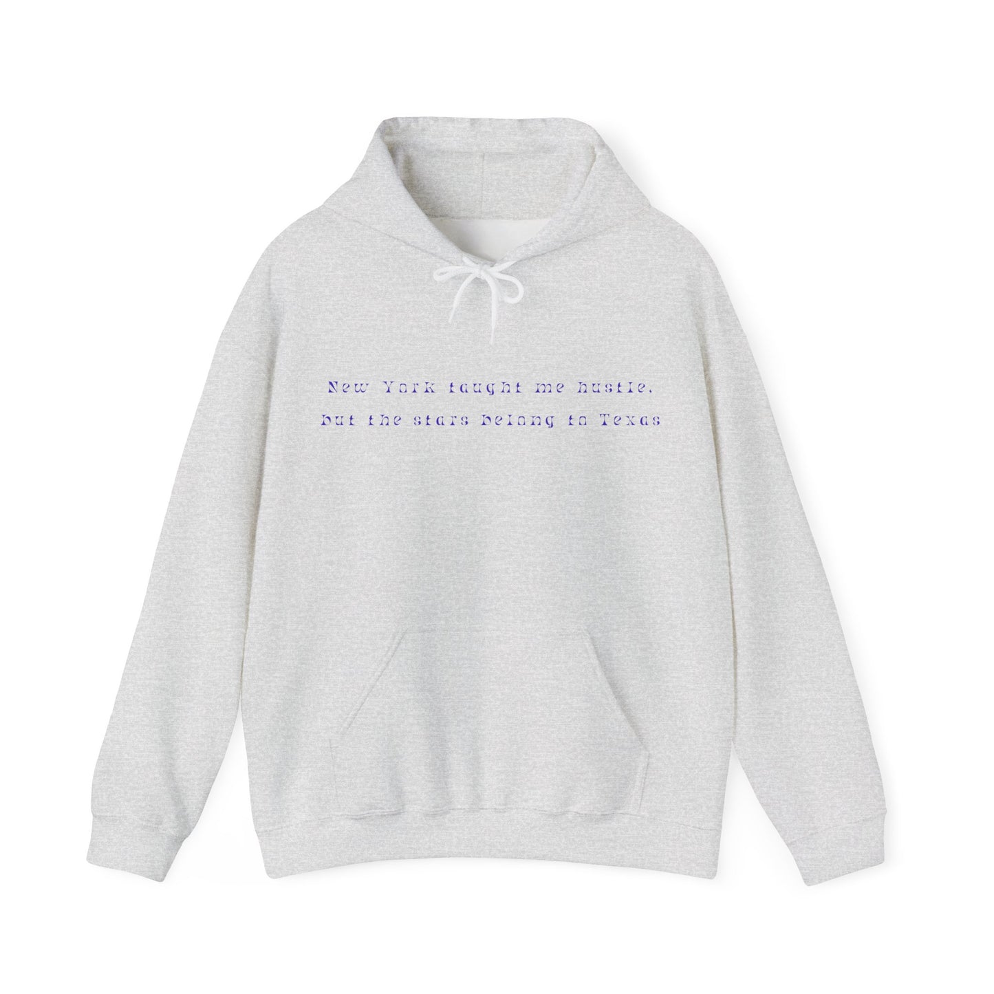 New York Hustles Inspirational Quote Hooded Sweatshirt | True North