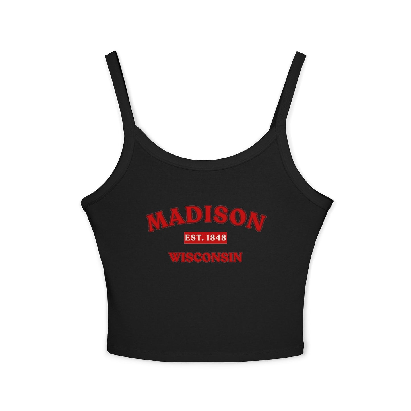 Madison Wisconsin Women Spaghetti Strap Tank Top | Soft Fit | True North