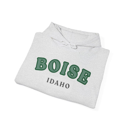 Boise Idaho Arch Hoodie — Vintage Collegiate City Pullover