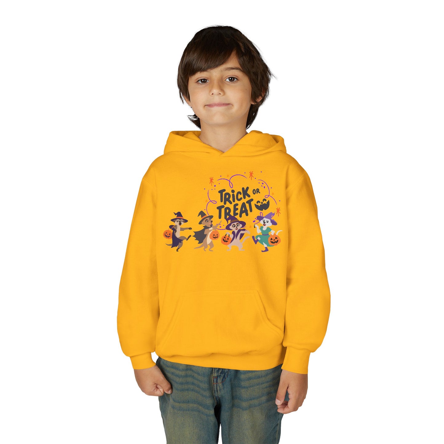 Halloween Trick or Treat Hooded Sweatshirt for Kids | Halloween Costume | True North