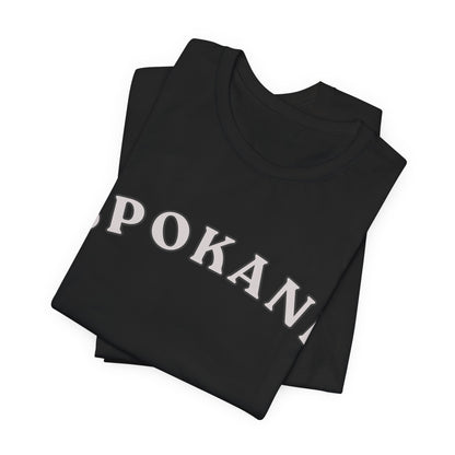 Spokane Retro Arch T-Shirt — Vintage College Style Tee