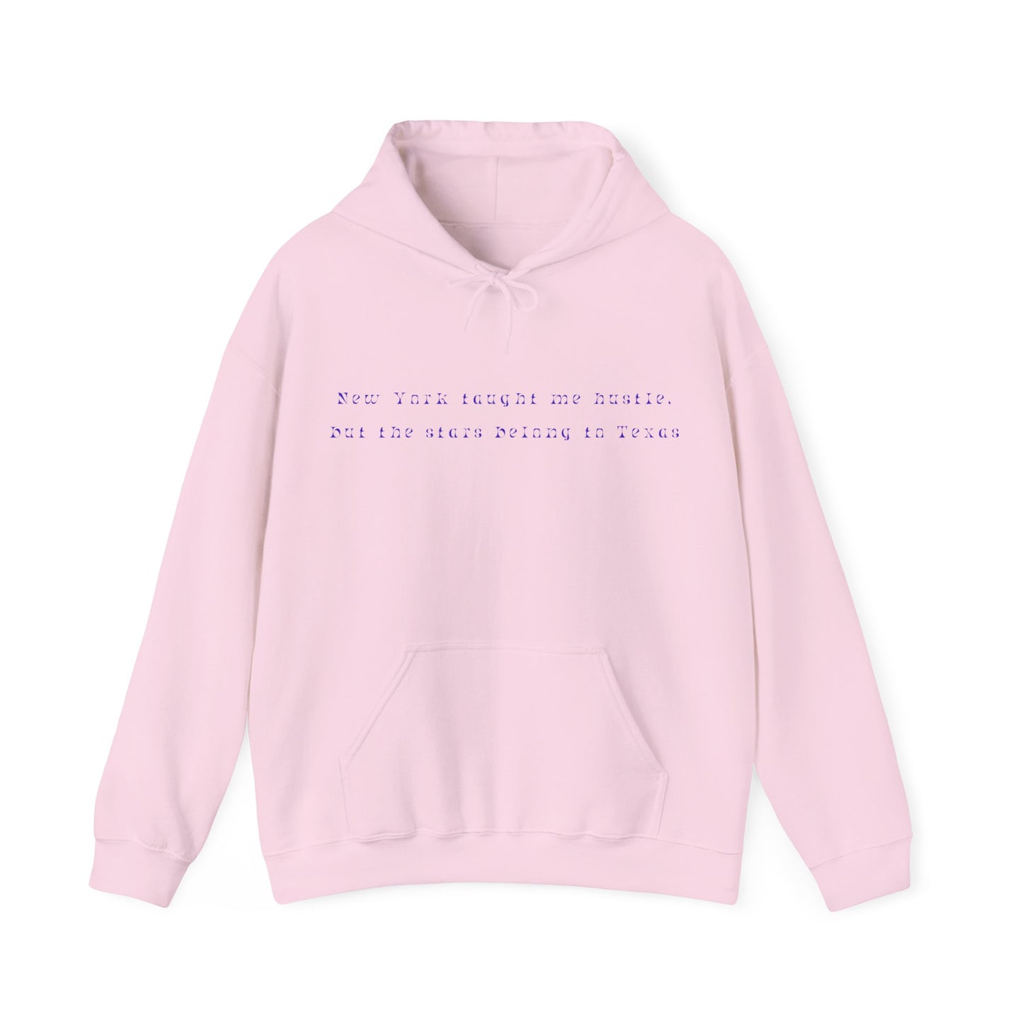 New York Hustles Inspirational Quote Hooded Sweatshirt | True North