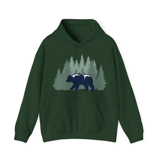 Nature-Inspired Bear Hoodie | Forest Hikes and Nature Lovers | True North
