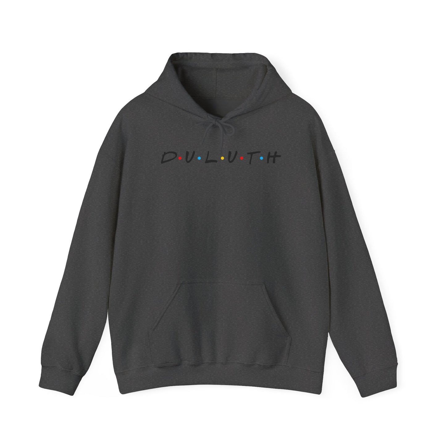 Duluth Hoodie — Minimal Friends-Style City Logo Pullover