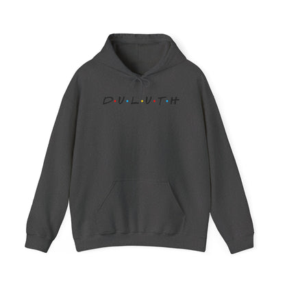 Duluth Hoodie — Minimal Friends-Style City Logo Pullover