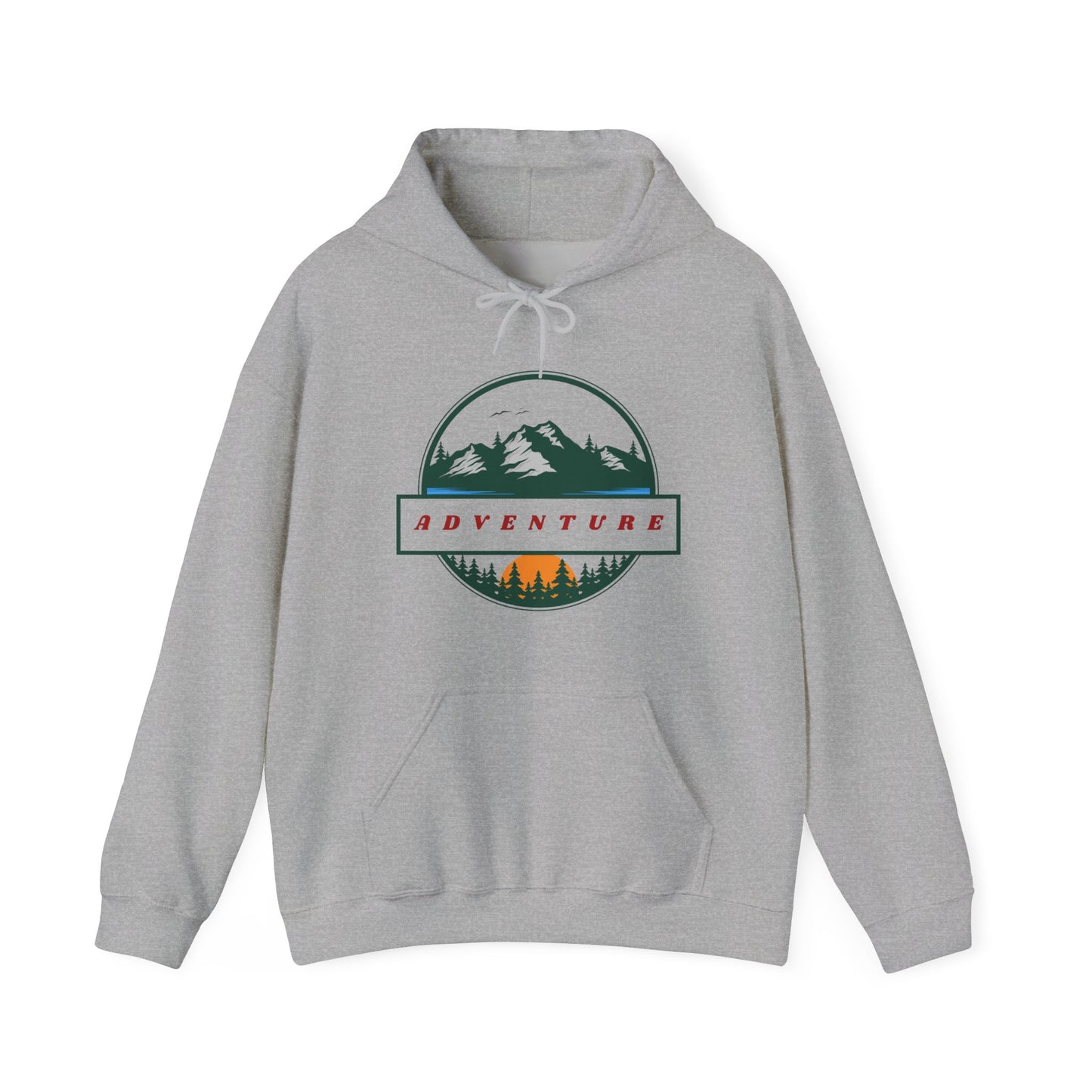 Adventure-Themed Hooded Sweatshirt | Cozy Hoodie for Outdoor Enthusiasts | True North
