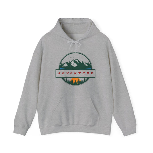 Adventure-Themed Unisex Hoodie| Outdoor Enthusiasts | True North
