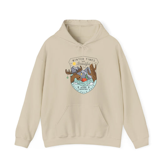 Cozy Outdoor Adventure Hoodie | Winter Activities Sweatshirt | True North