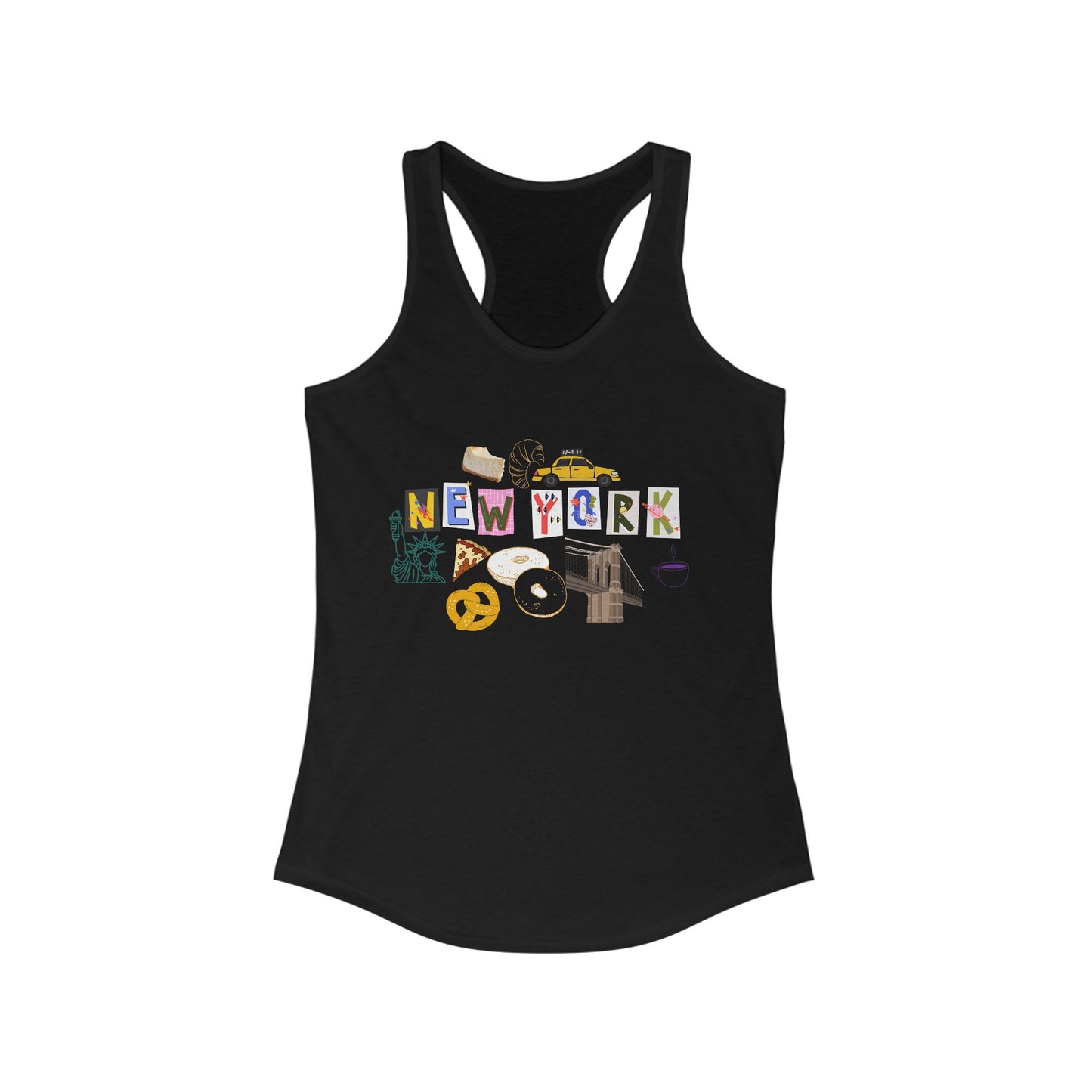 New York | Women’s Ideal Racerback Tank | True North
