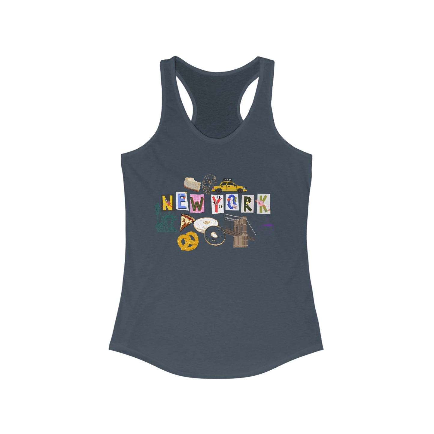 New York | Women’s Ideal Racerback Tank | True North