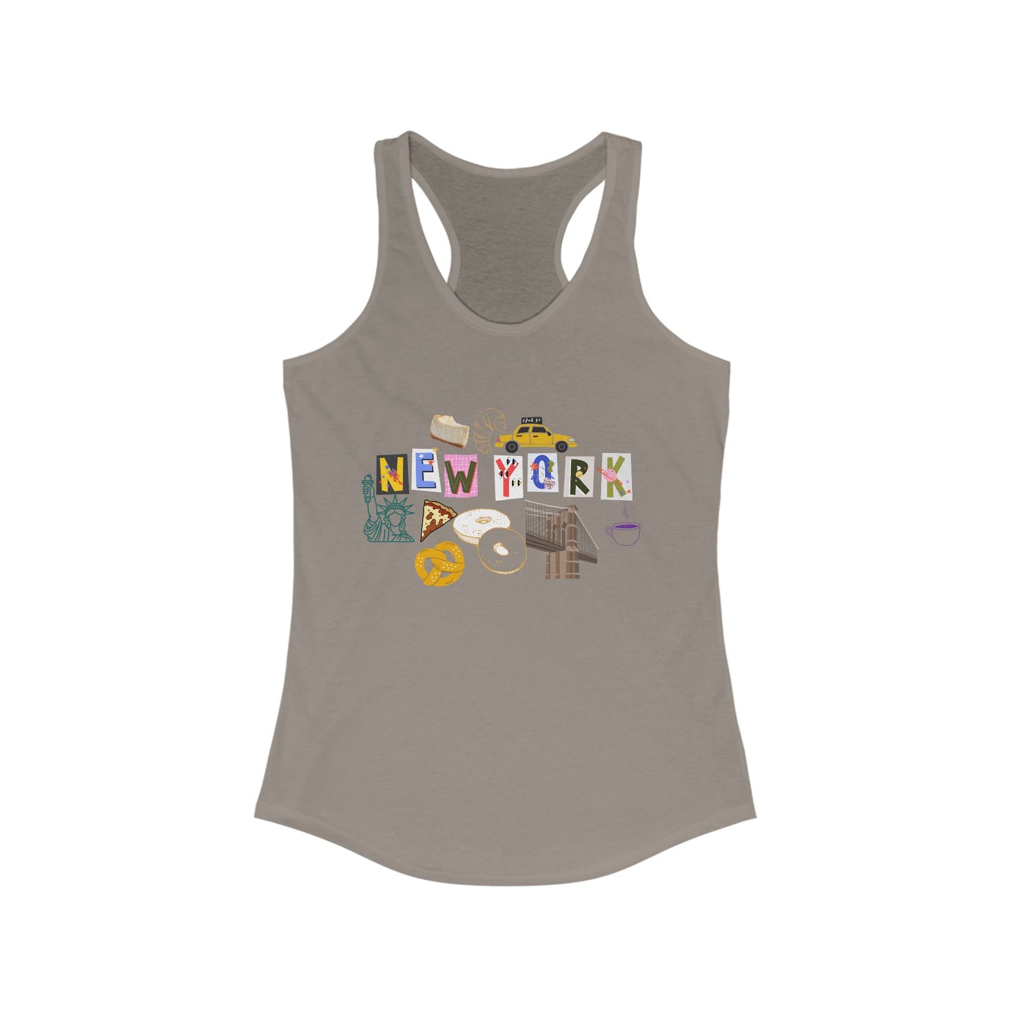 New York | Women’s Ideal Racerback Tank | True North
