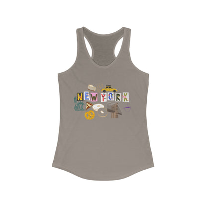 New York | Women’s Ideal Racerback Tank | True North