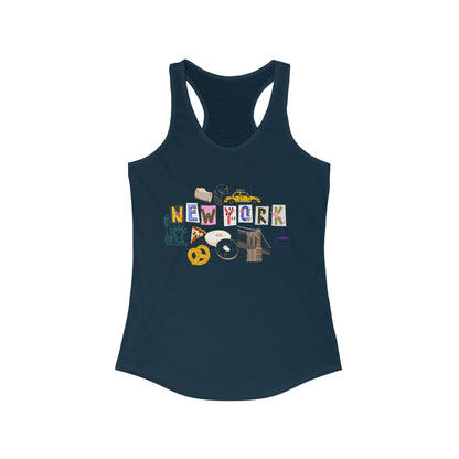 New York | Women’s Ideal Racerback Tank | True North