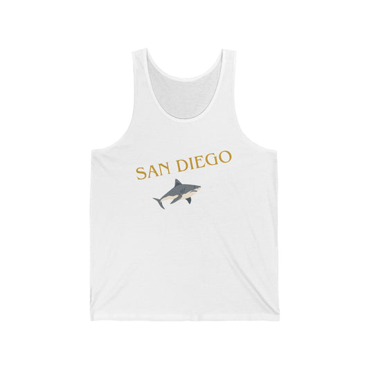 San Diego Shark Men/Unisex Tank Top | Coastal Style  | True North