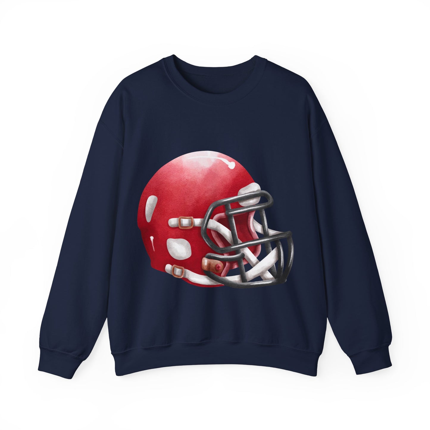 Football Helmet Crewneck Sweatshirt | Athletes and Game Day | True North