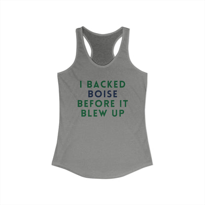 Women's Ideal Racerback Tank BOISE