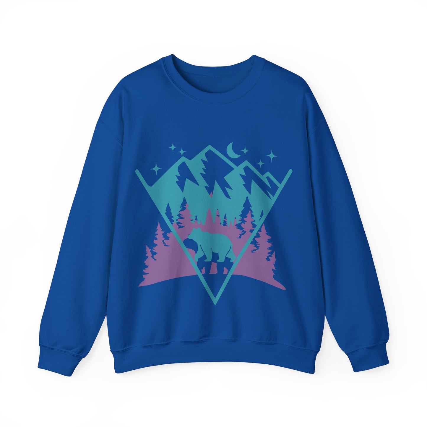 Mountain Adventure Crewneck Sweatshirt | Cozy Outdoor Pullove | True North