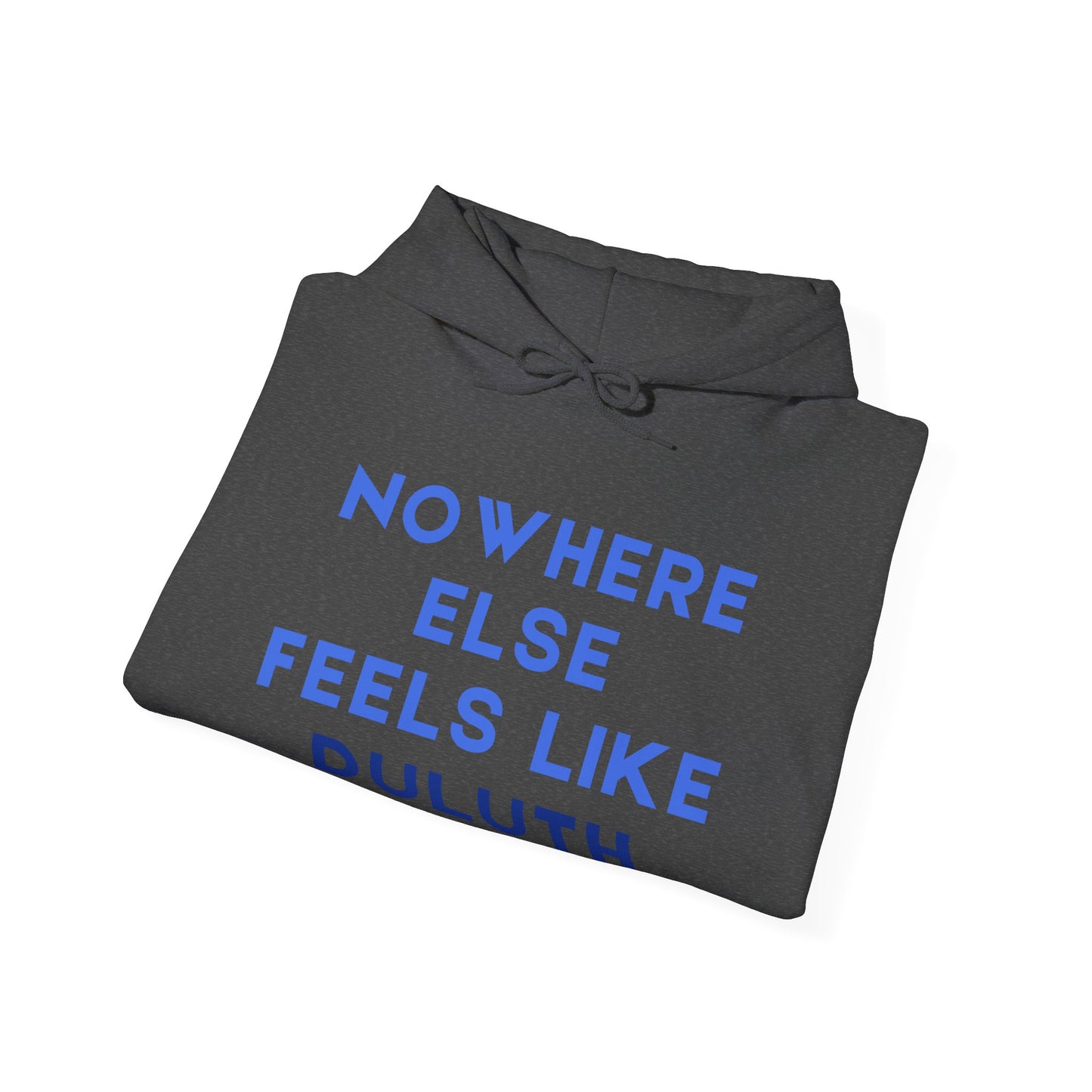 Duluth Pride Hoodie — "Nowhere Else Feels Like Duluth" Pullover