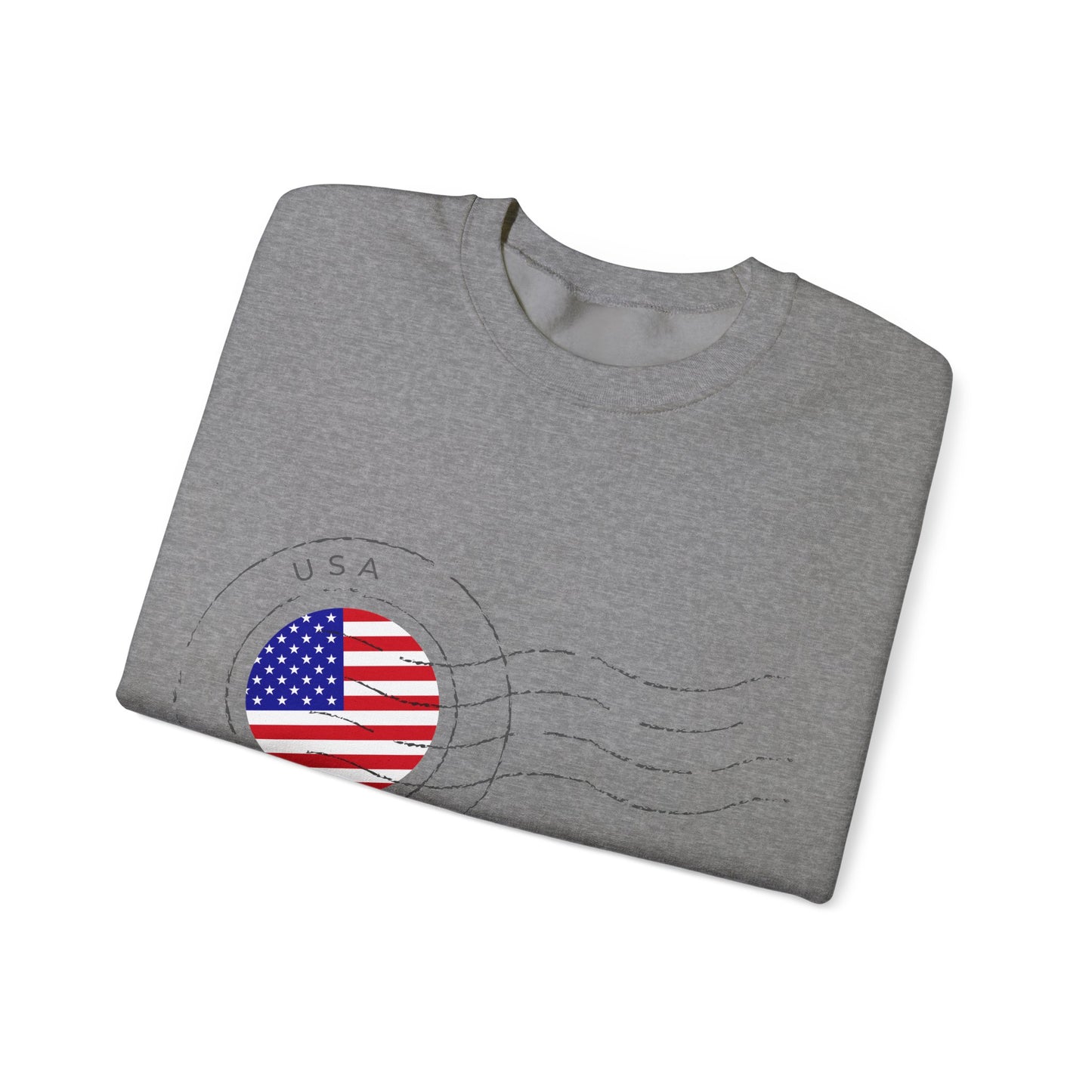 USA Flag Postmark Sweatshirt | True North