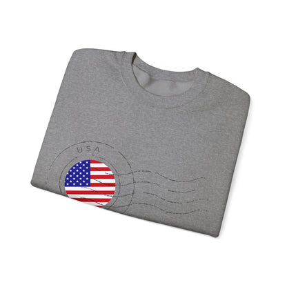 USA Flag Postmark Sweatshirt | True North