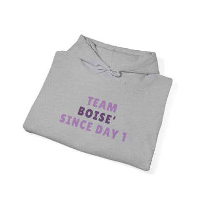 Hoodie — "Team Boise Since Day 1" Cozy Crew Fan Pullover