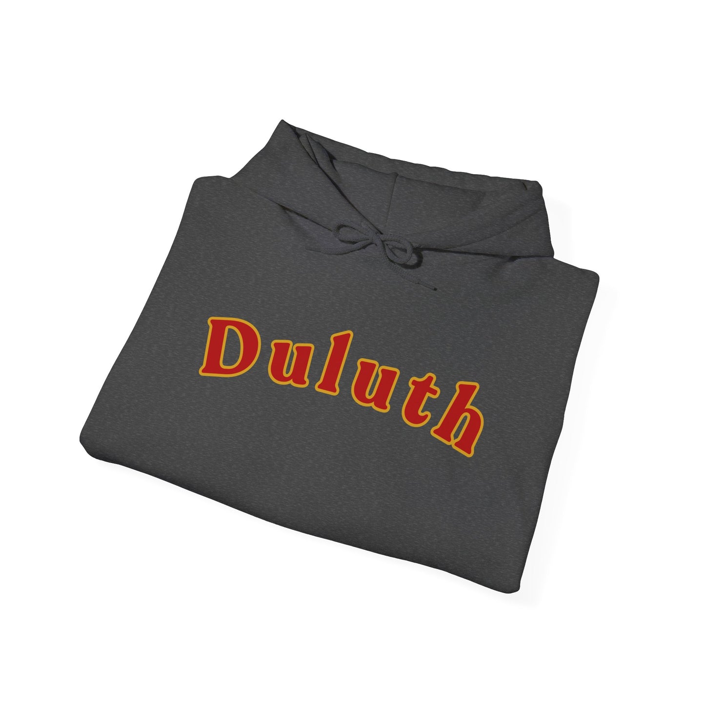 Duluth Retro Arch Hoodie — Vintage College-Style Pullover