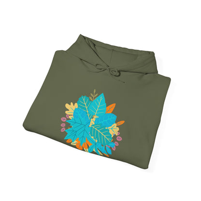Vibrant Floral Hooded Sweatshirt | Cozy Pullover | True North