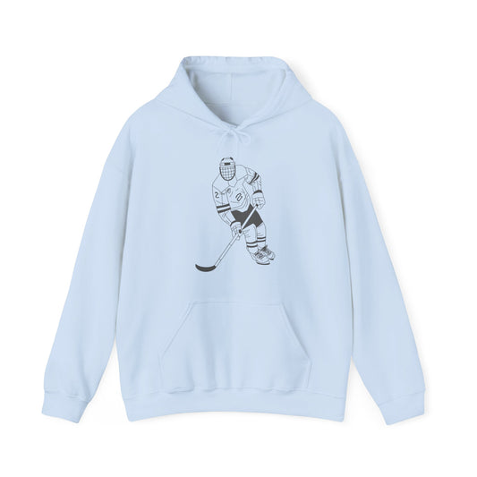 Hockey Player Hoodie | Cozy Sweatshirt for Winter Sports | True North