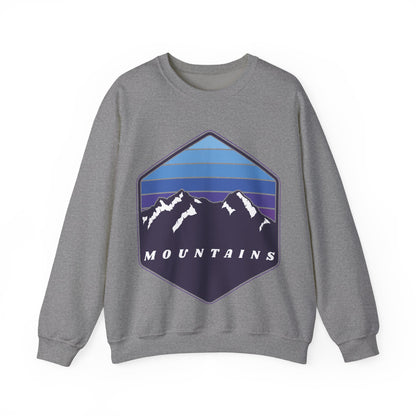 Mountain Adventure Crewneck Sweatshirt | Cozy Nature Vibes | True North