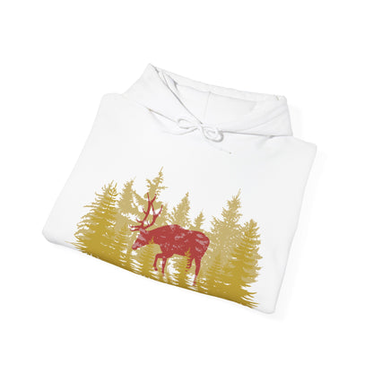 Nature-Inspired Hooded Sweatshirt | Cozy Wilderness Adventures | True North