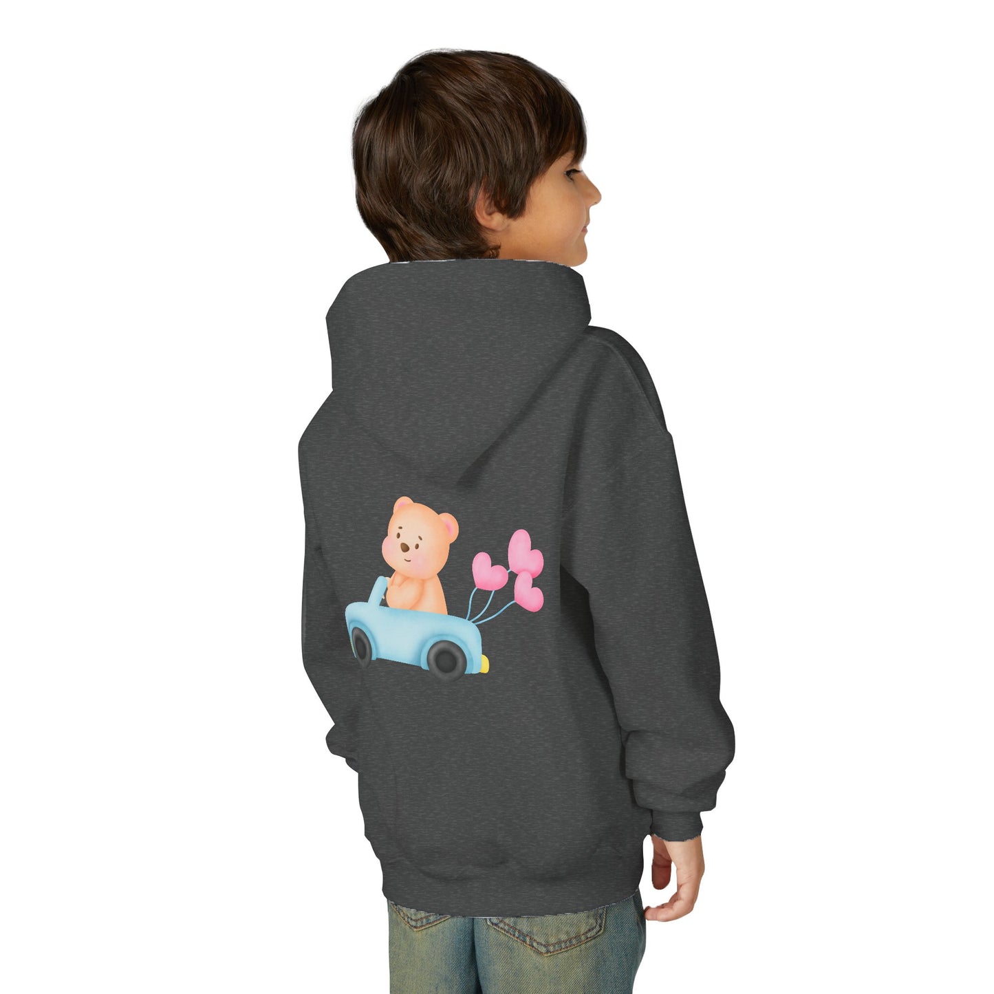 Cute Car-Themed Youth Hoodie | Adorable Sweatshirt | True North