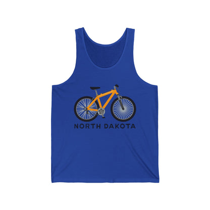 North Dakota Men/Unisex Tank Top | Mountain Bike | True North