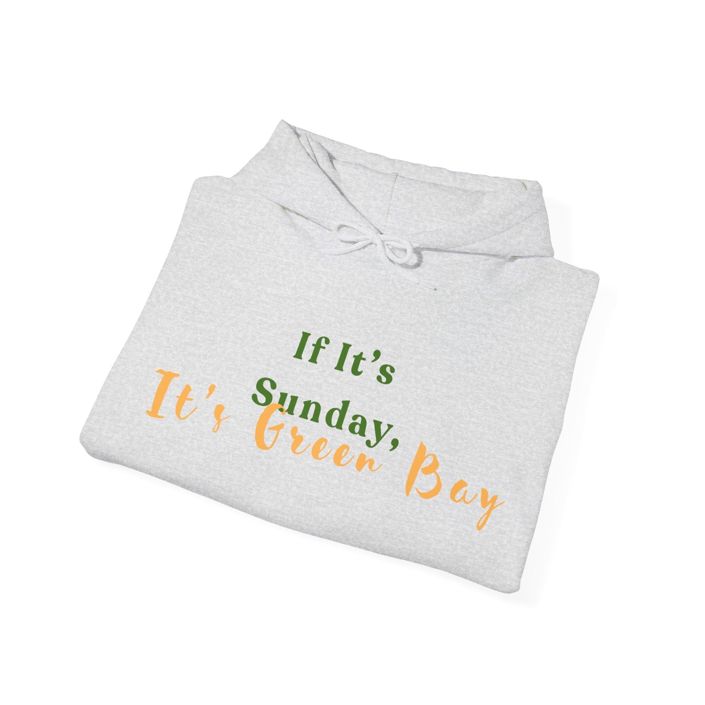 Green Bay Fan Gear Heavy Blend Hooded Sweatshirt | Cozy Sundays | True North
